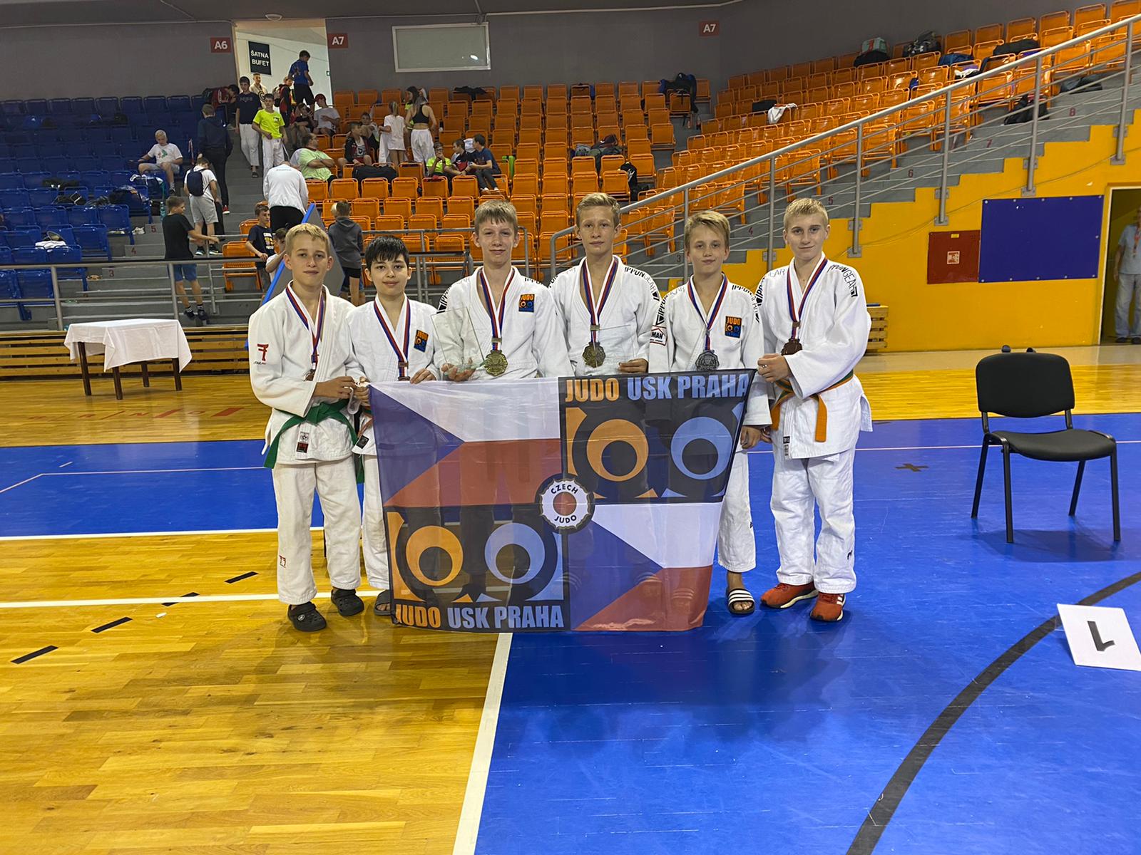 ČP Brno vyhráli starší žáci USK PRAHA JUDO