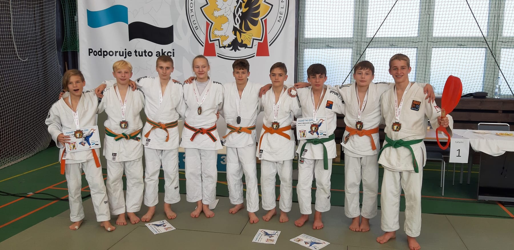 Na Mělníku od mrňousků po juniory, USK PRAHA JUDO…domů s 28 medailemi