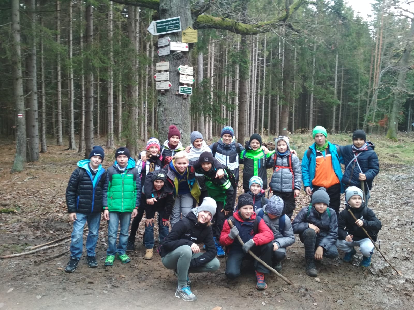 Předvánoční pochod a posezení na závěr sezóny.